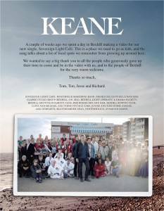 Thank You from Keane